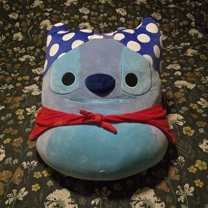 Squishmallows Disney Giant Jumbo Costco Lilo & Stitch Stitch Super Hero NWT